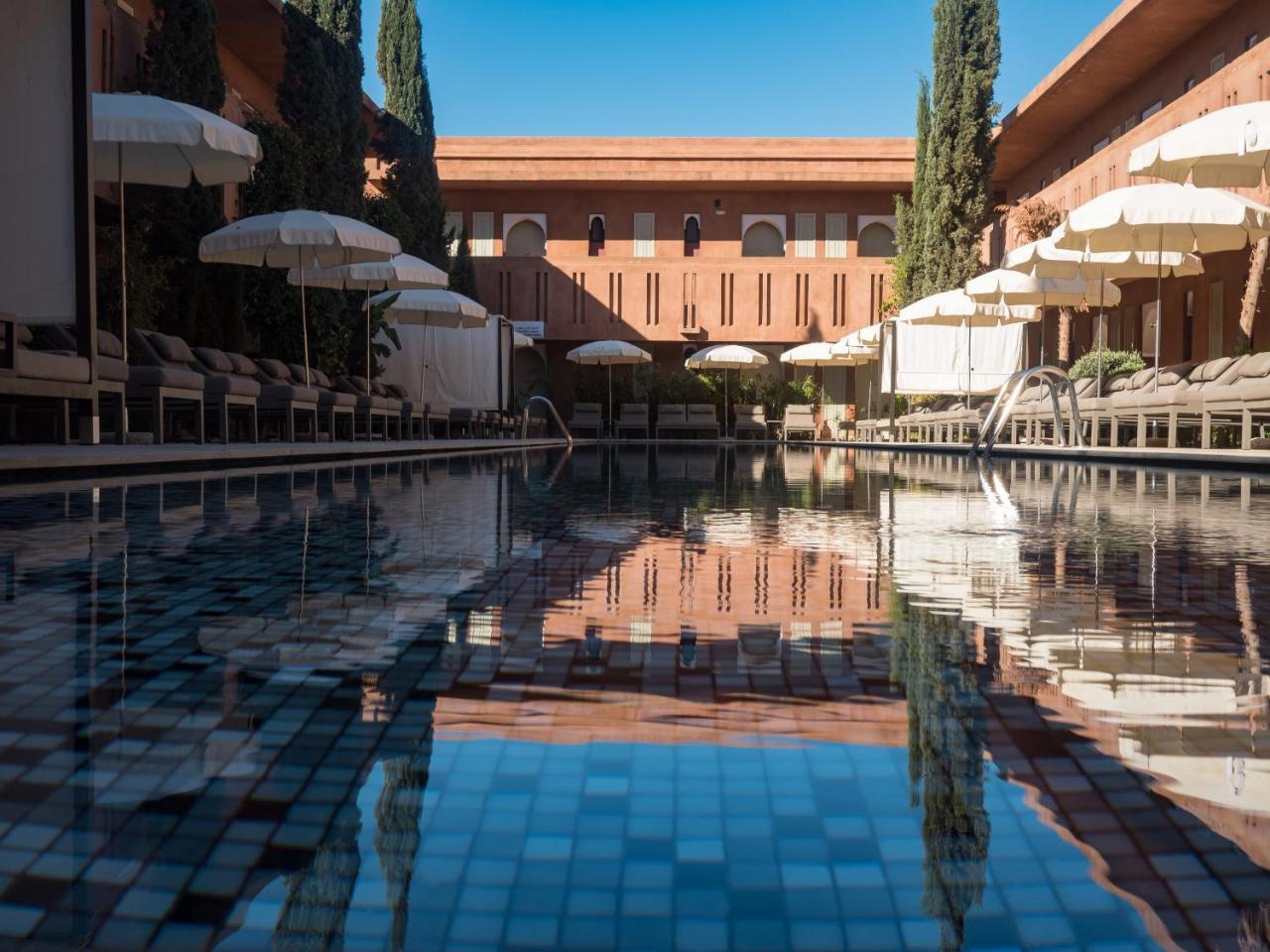 Kenzi Club Agdal Medina - All Inclusive Lahebichate Esterno foto The pool at the Hotel Amanjena